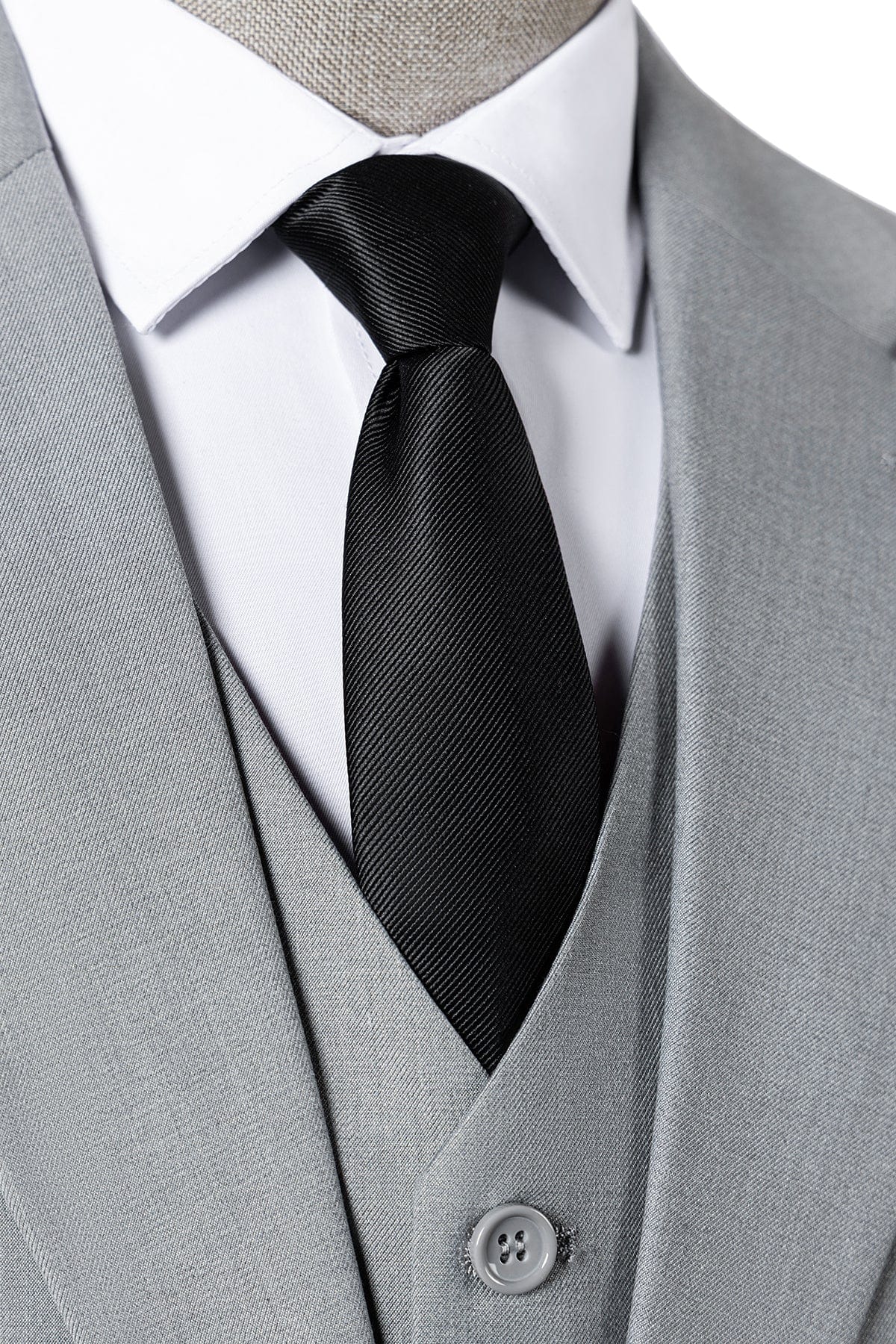 Notch Lapel 3 Piece Suit Blazer Vest Trousers