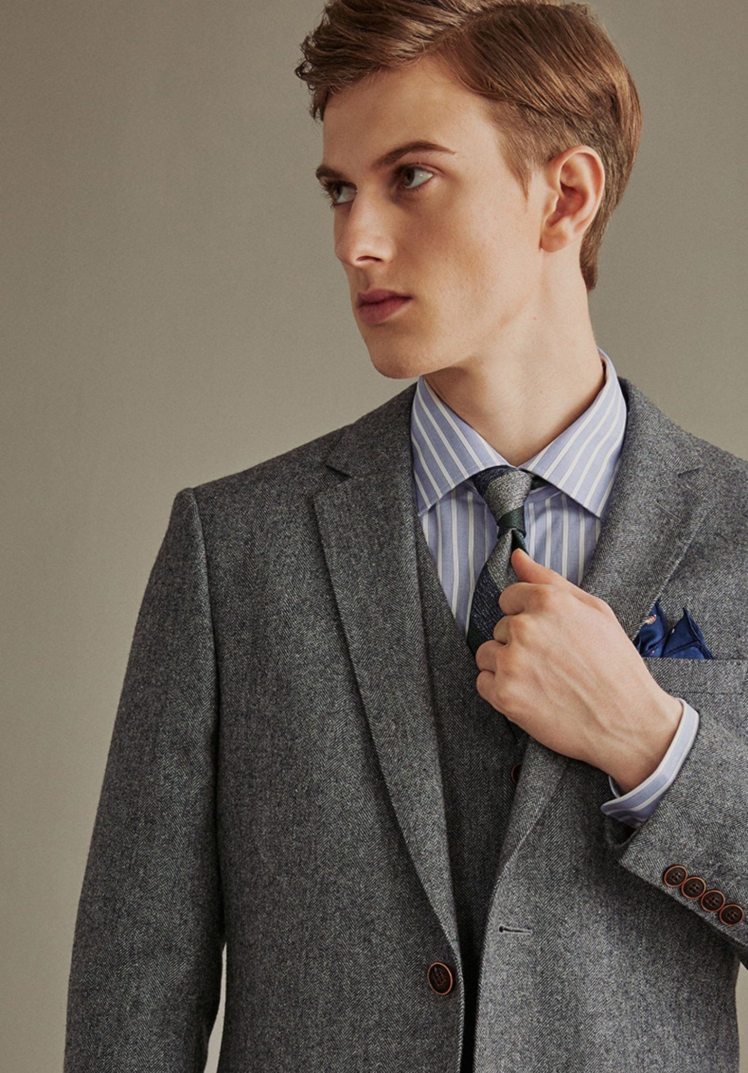 Wedding Business 3 Piece Suit Blazer Vest Trousers