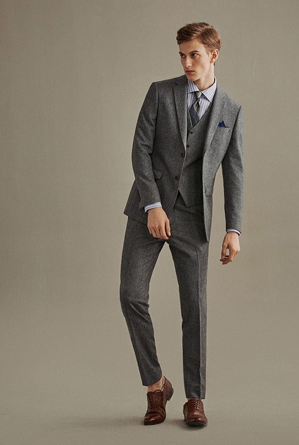Wedding Business 3 Piece Suit Blazer Vest Trousers