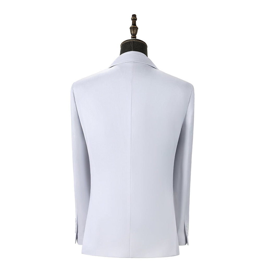 Notch Lapel Tuxedo 3 Piece Suit Blazer Vest Trousers