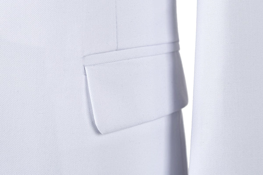 Notch Lapel Tuxedo 3 Piece Suit Blazer Vest Trousers