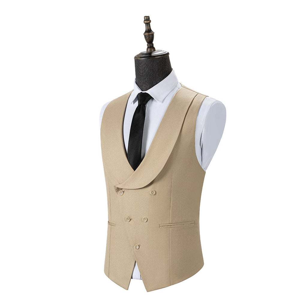 Notch Lapel Tuxedo 3 Piece Suit Blazer Vest Trousers