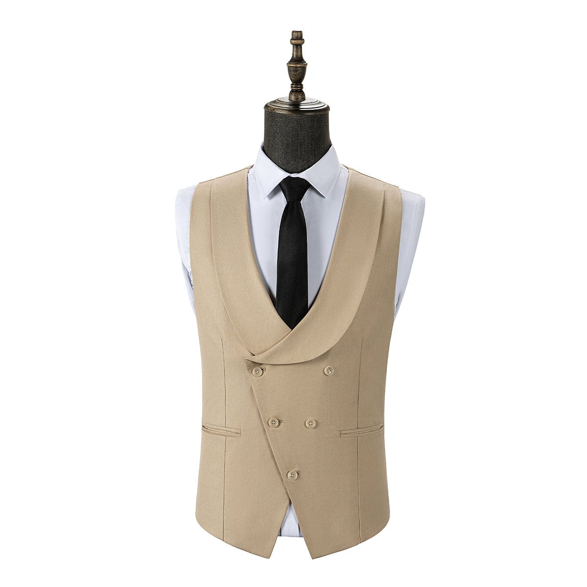 Notch Lapel Tuxedo 3 Piece Suit Blazer Vest Trousers
