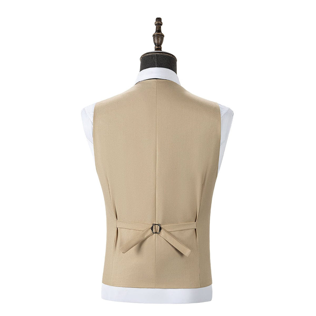 Notch Lapel Tuxedo 3 Piece Suit Blazer Vest Trousers