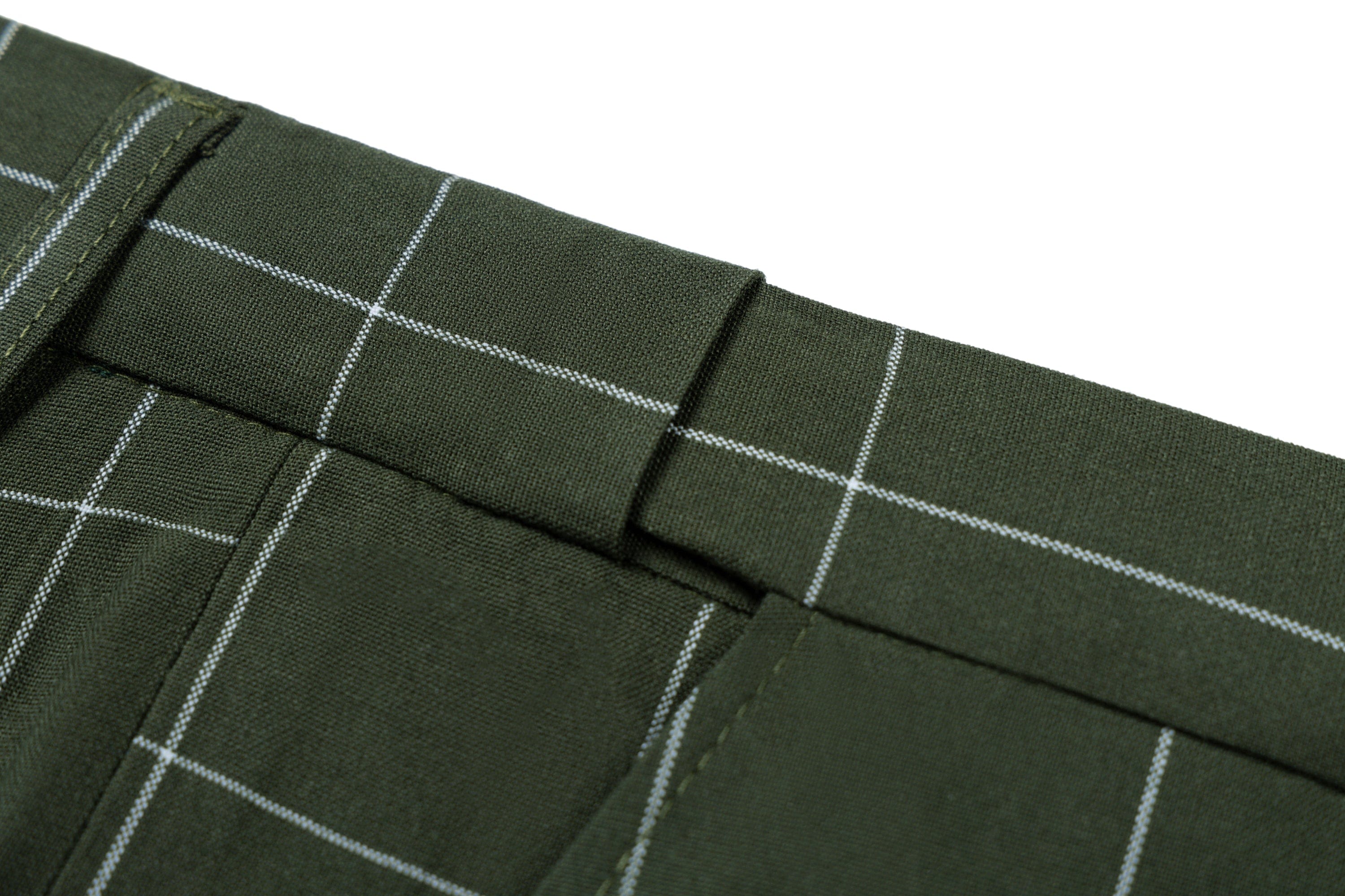 Plaid 3 Piece Suit Blazer Vest Trousers