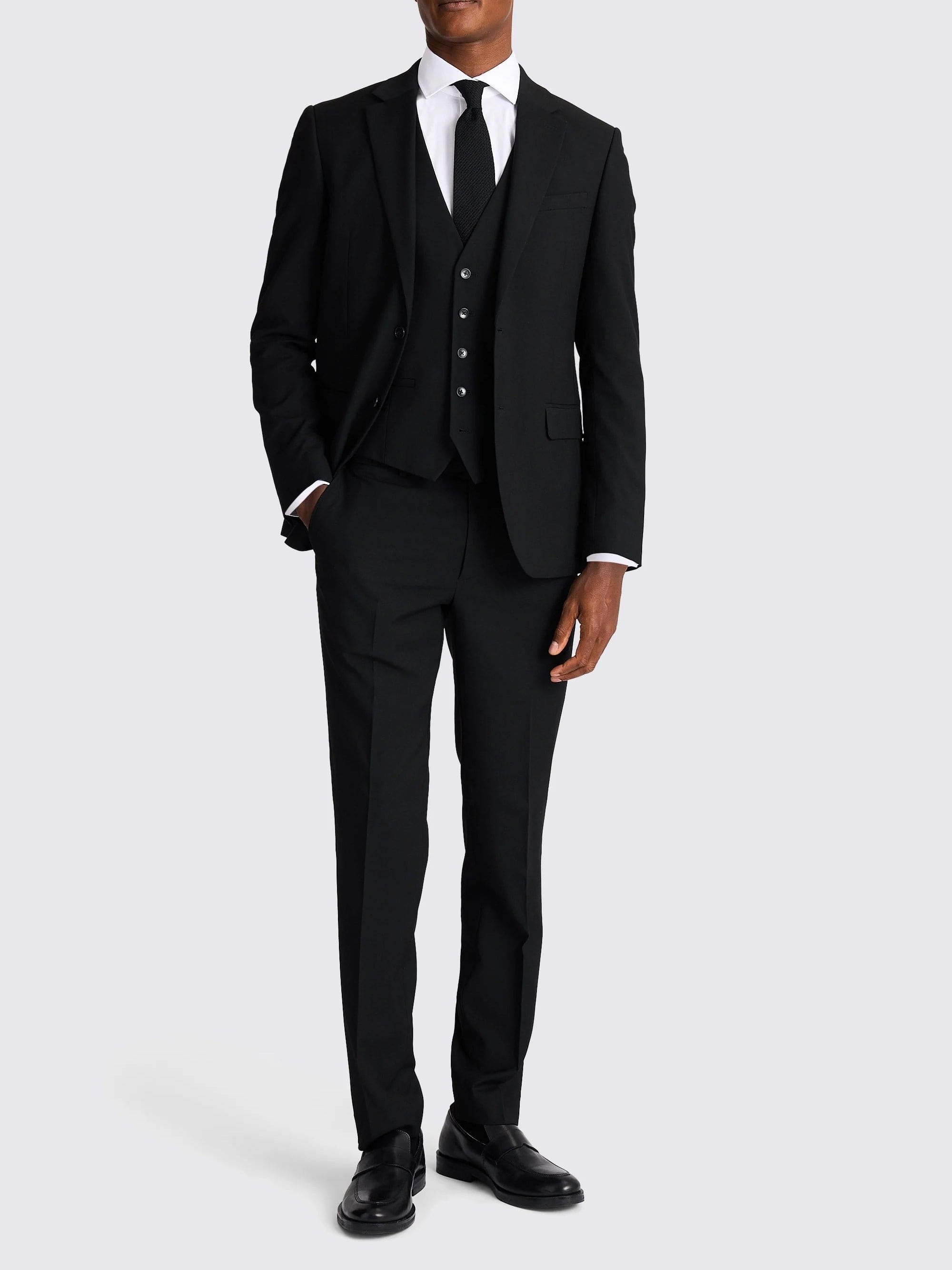 3 Piece Suit Blazer Vest Trousers