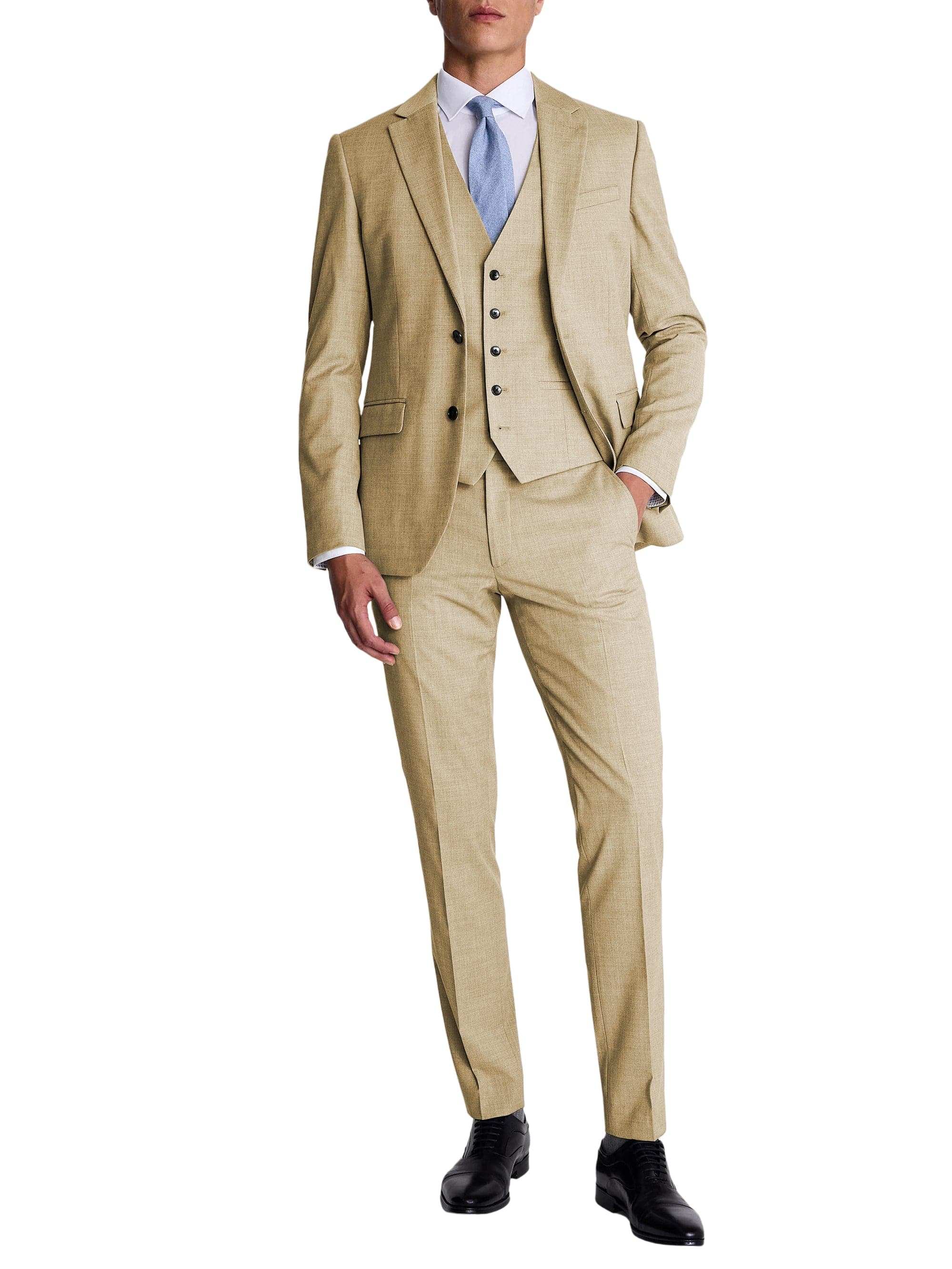 3 Piece Suit Blazer Vest Trousers