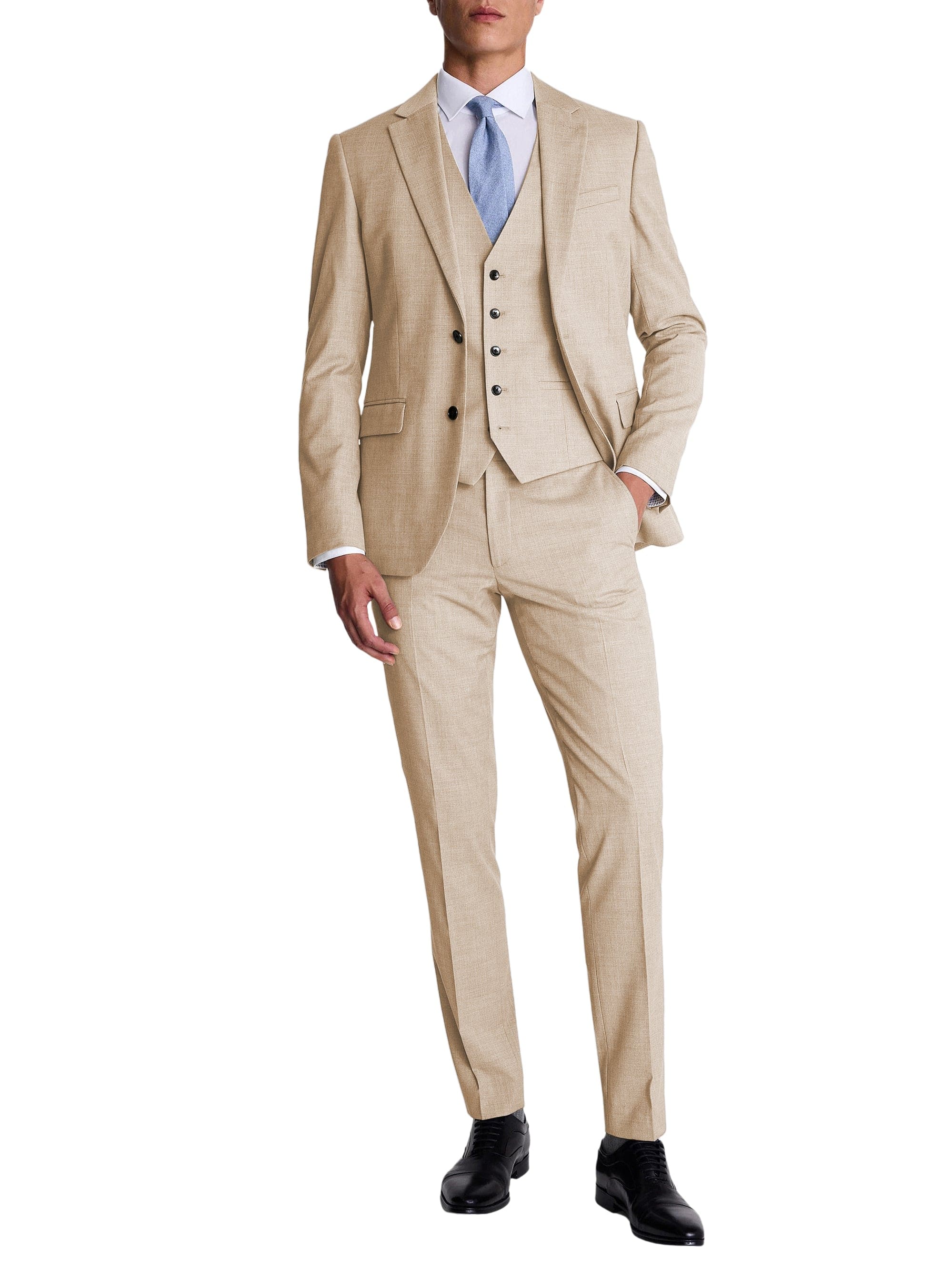 3 Piece Suit Blazer Vest Trousers