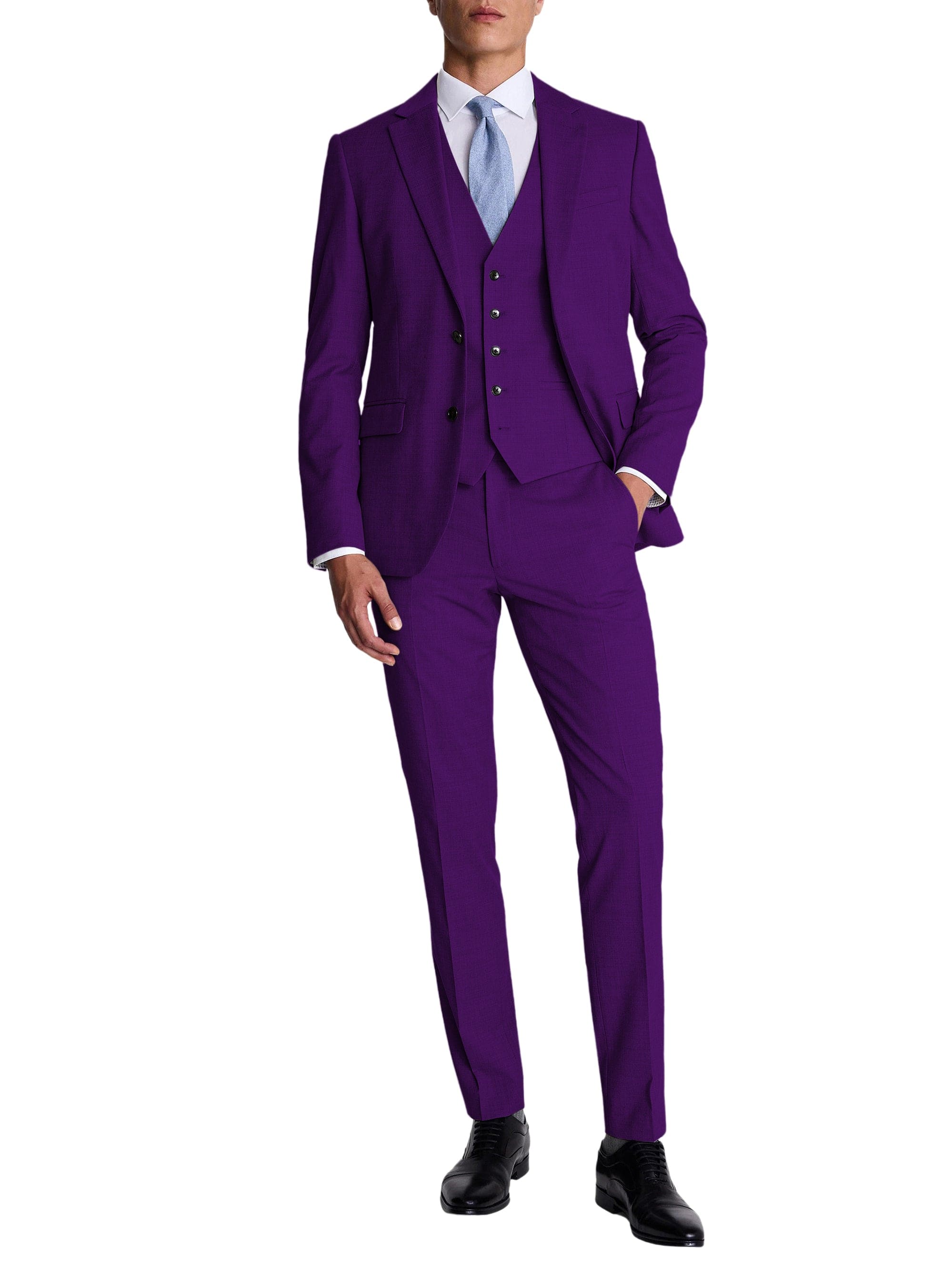 3 Piece Suit Blazer Vest Trousers