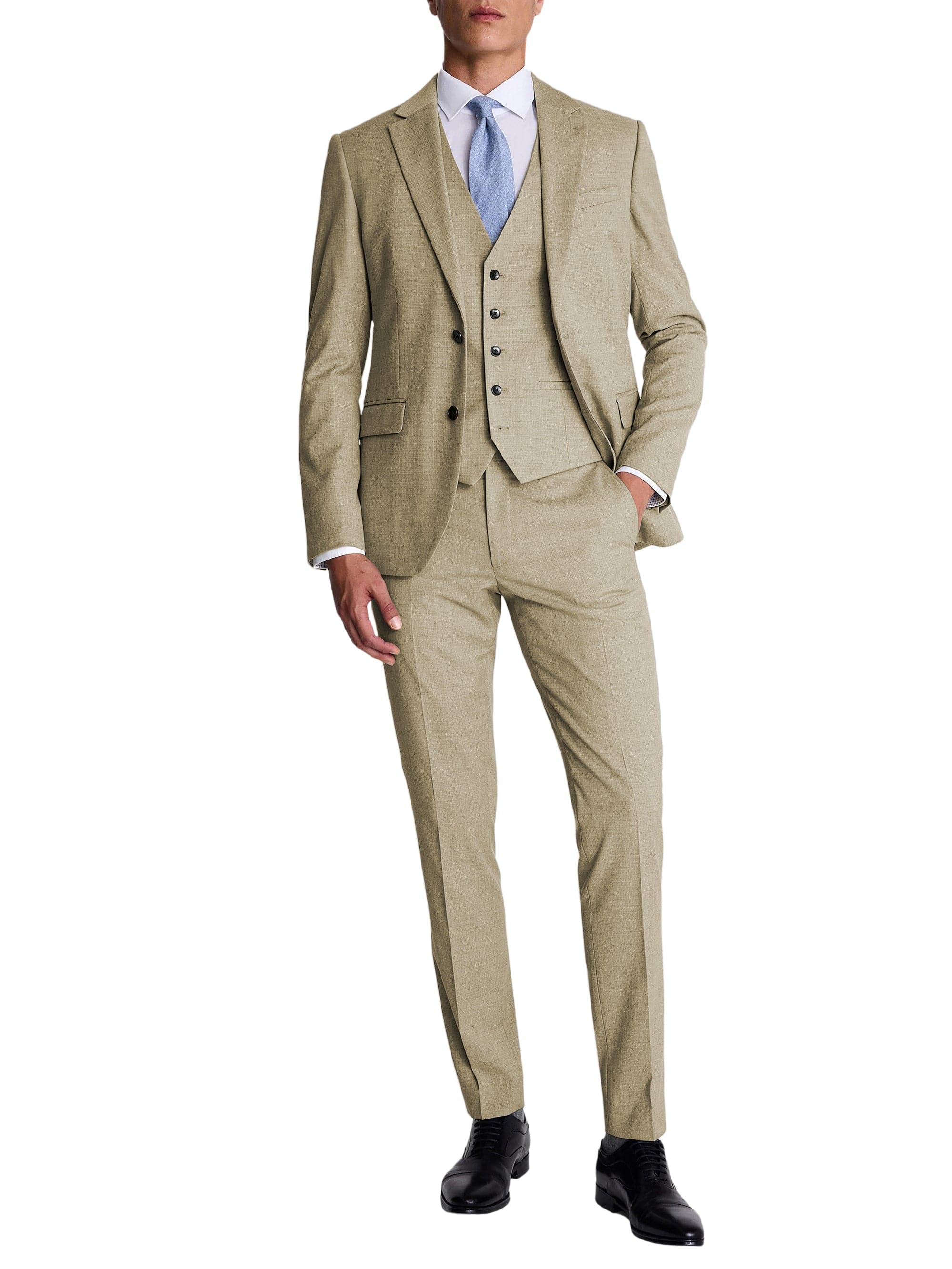 3 Piece Suit Blazer Vest Trousers