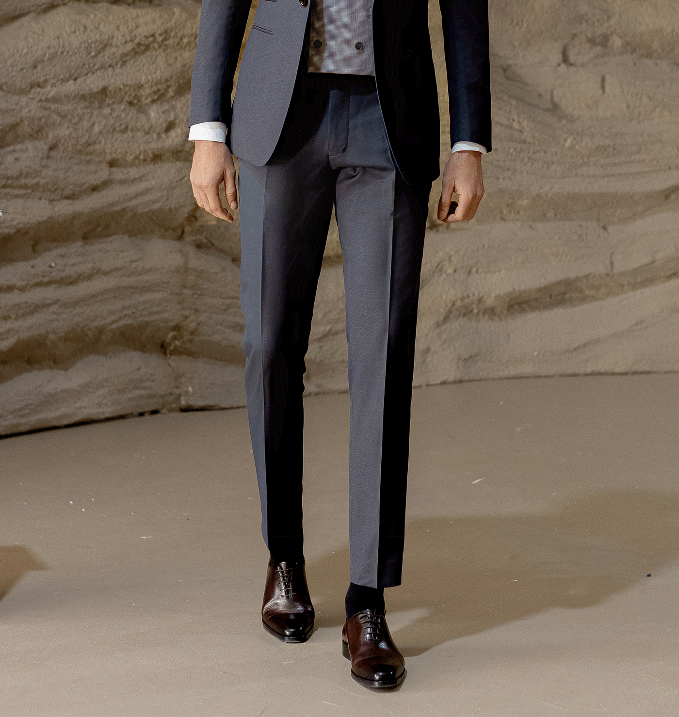Slim Fit Wedding Business 3 Piece Suit Blazer Vest Trousers
