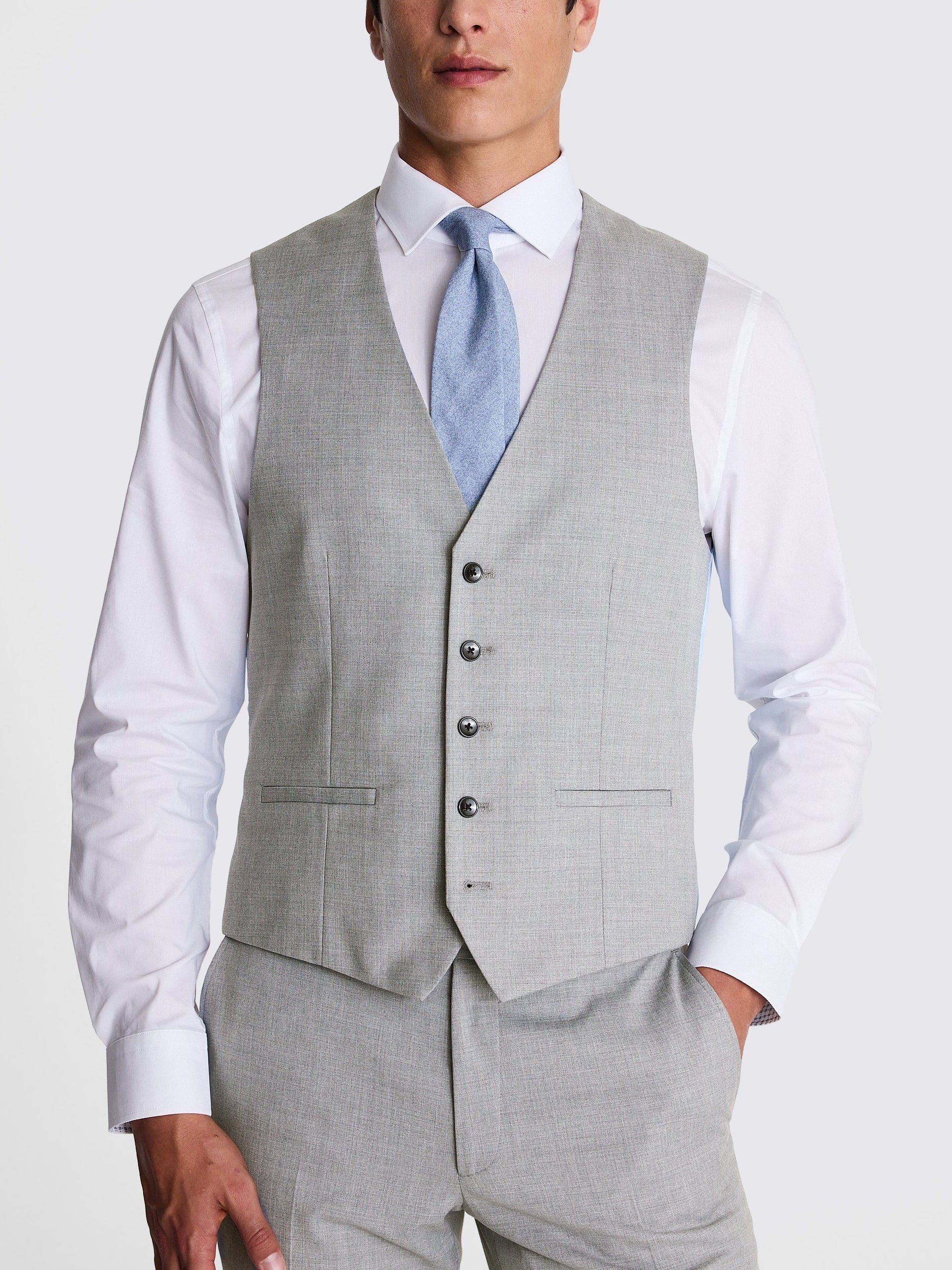 3 Piece Suit Blazer Vest Trousers