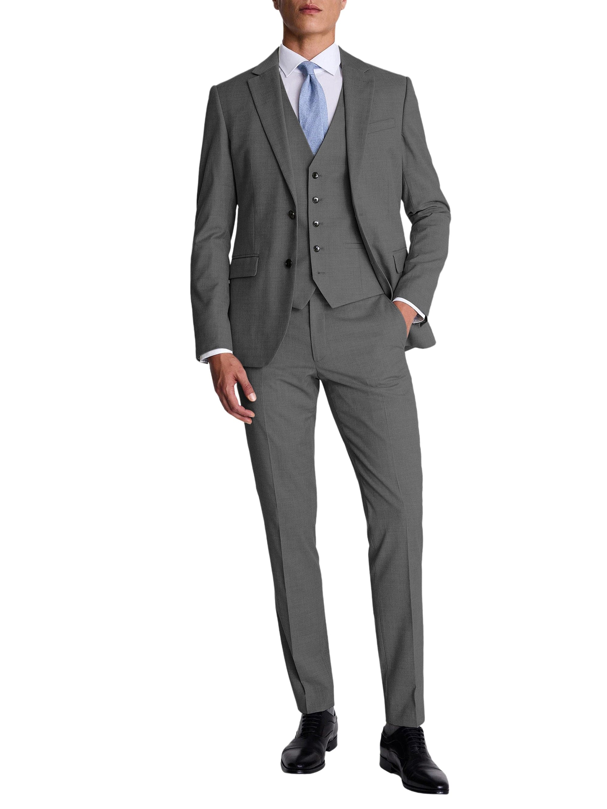 3 Piece Suit Blazer Vest Trousers