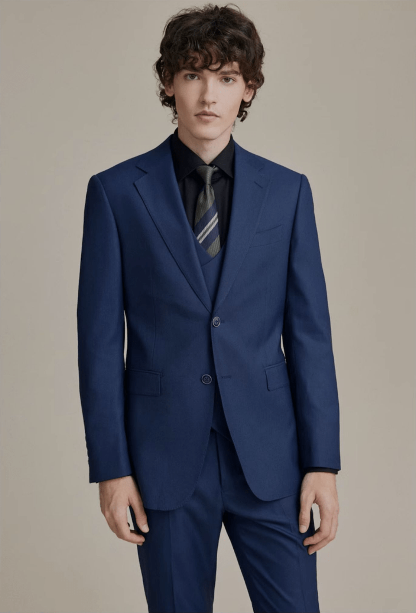 Wedding 3 Piece Suit Blazer Vest Trousers