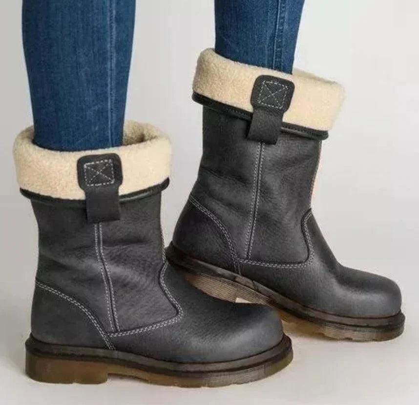Winter Boots Elegant Comfortable Fit Warm Cold Season
