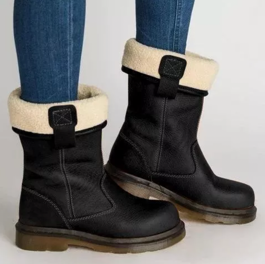Winter Boots Elegant Comfortable Fit Warm Cold Season