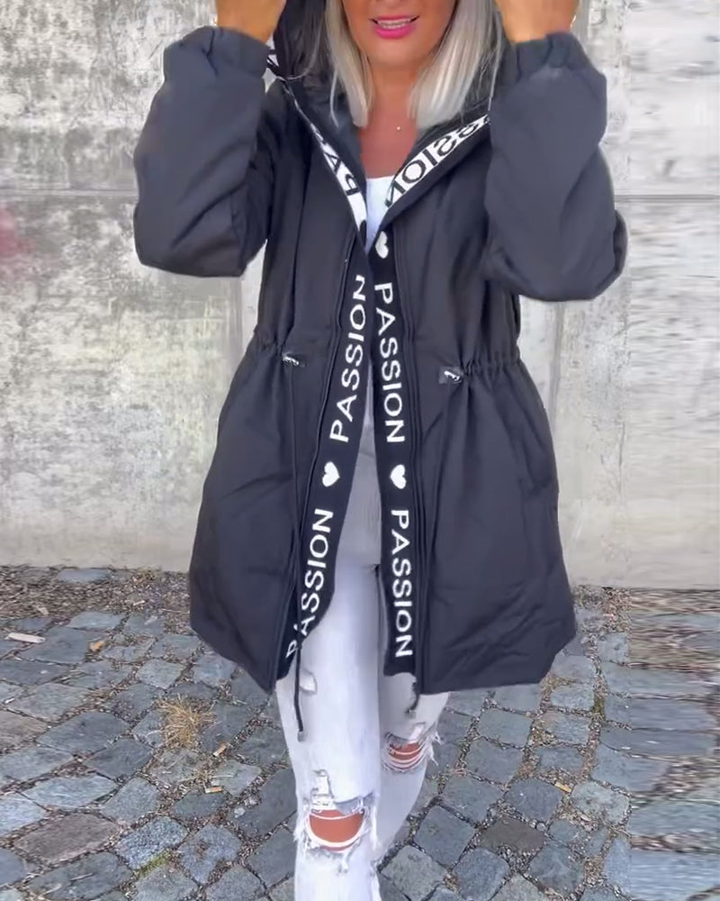 Hooded Coat Casual Minimalist Relaxed Everyday Comfort