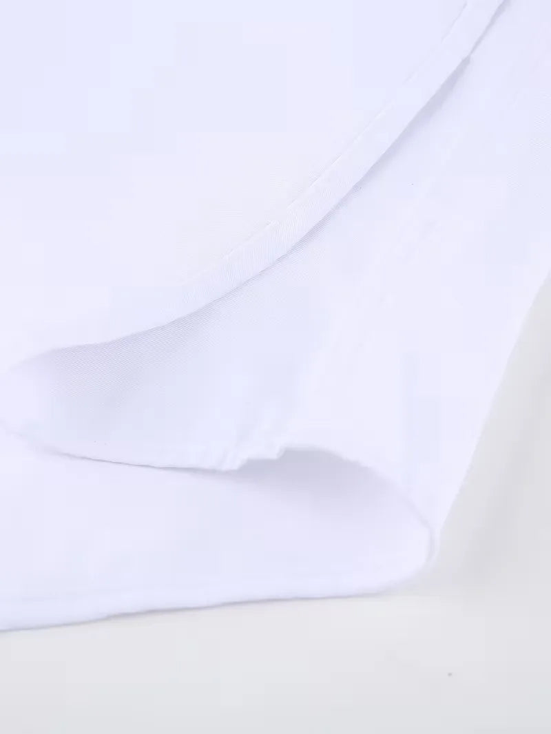 Mens Mandarin Collar Shirt
