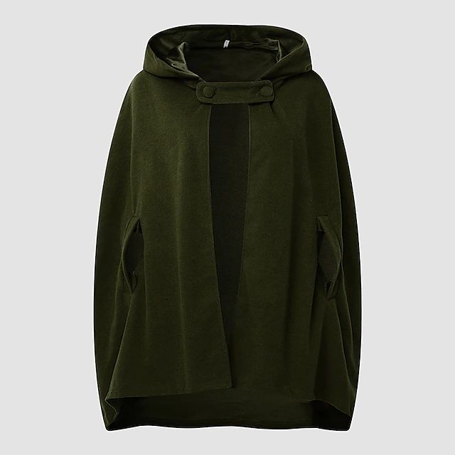 Women's Hooded Coat Short Vintage Style Occasion