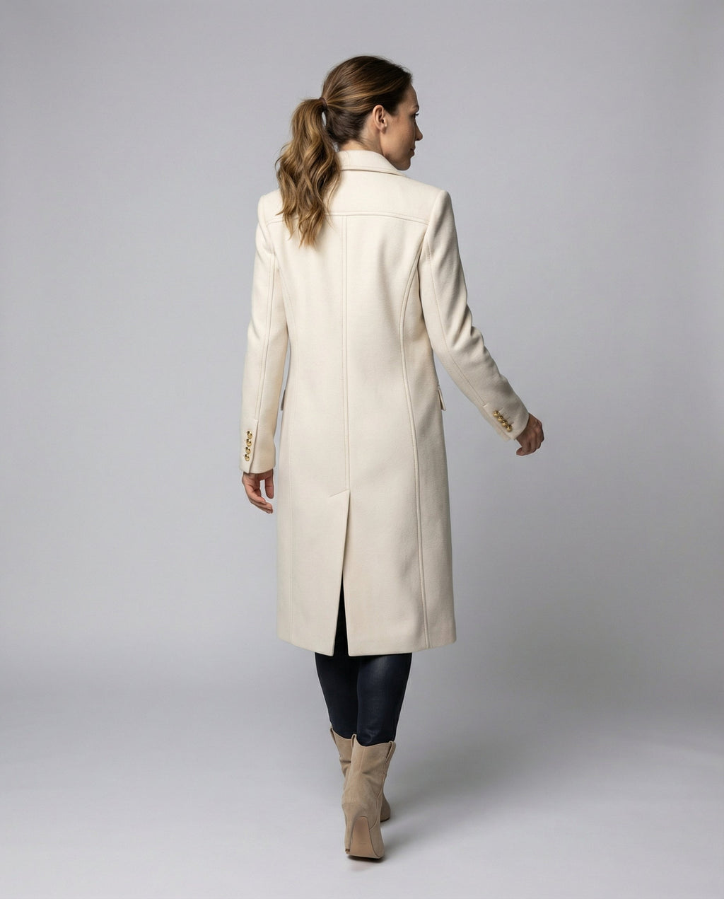 Women's Double-Breasted with Winter Sleeves