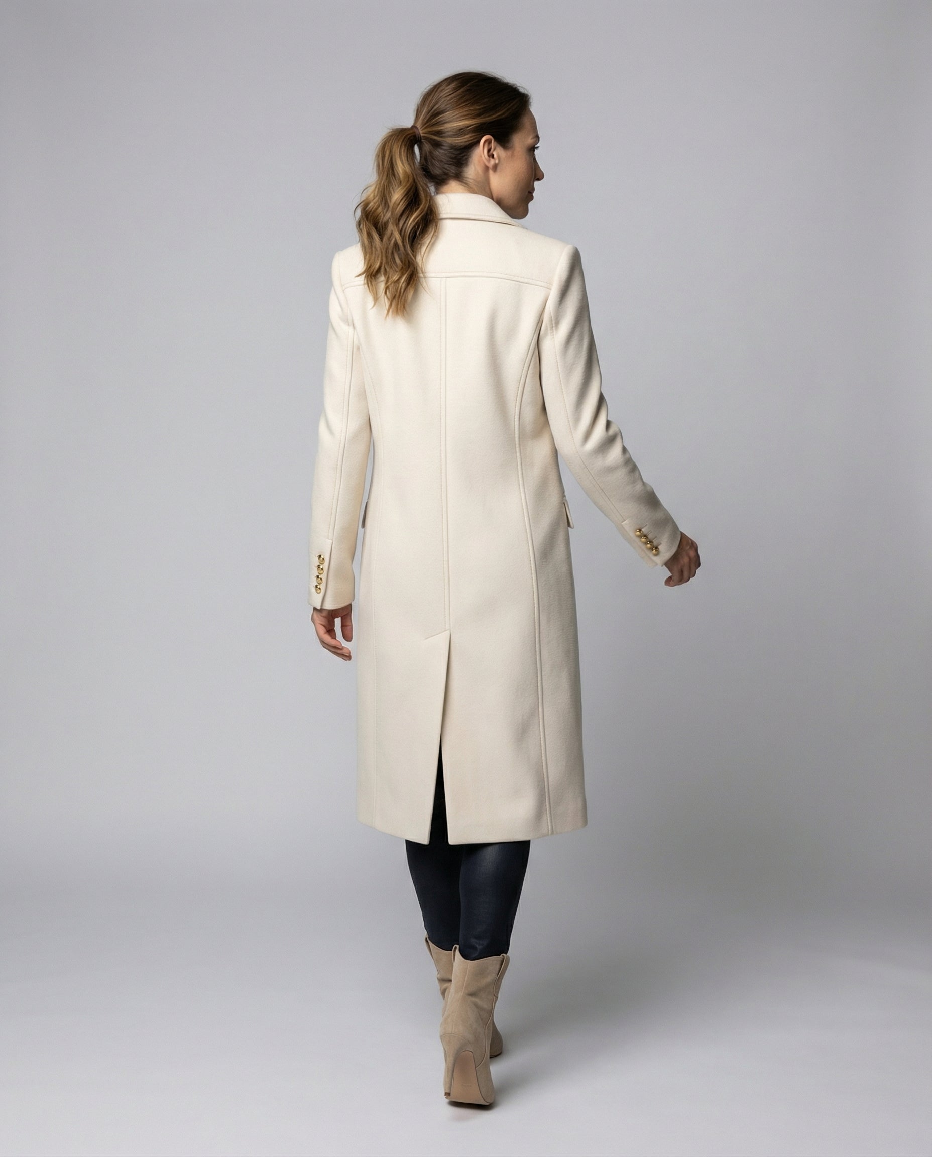 Women's Double-Breasted with Winter Sleeves