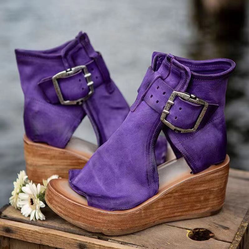 Orthopedic Boho Wedge Sandals