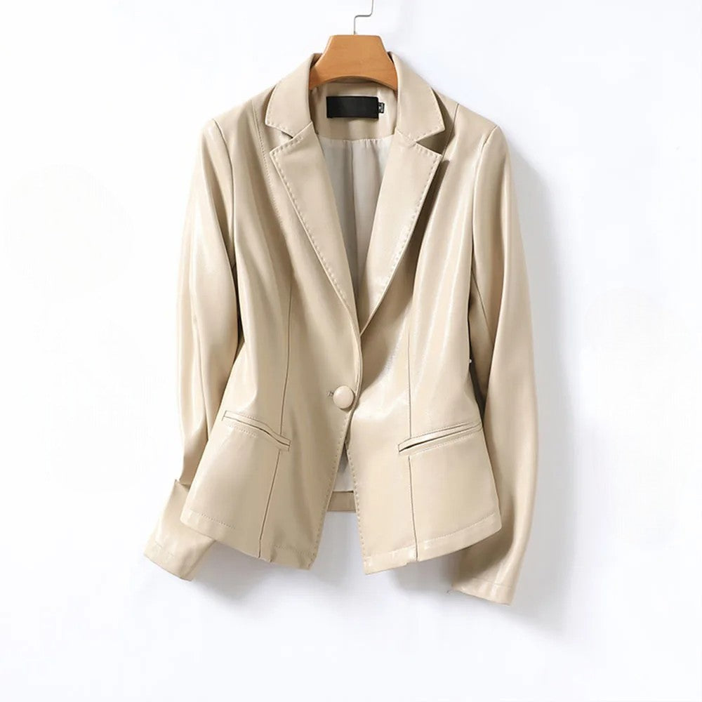 Lamb Leather Blazer