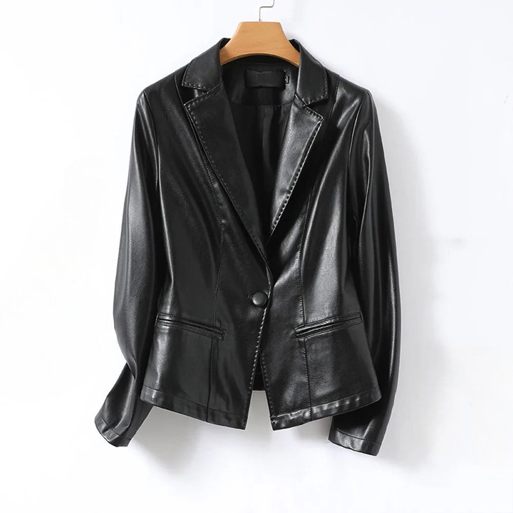 Lamb Leather Blazer