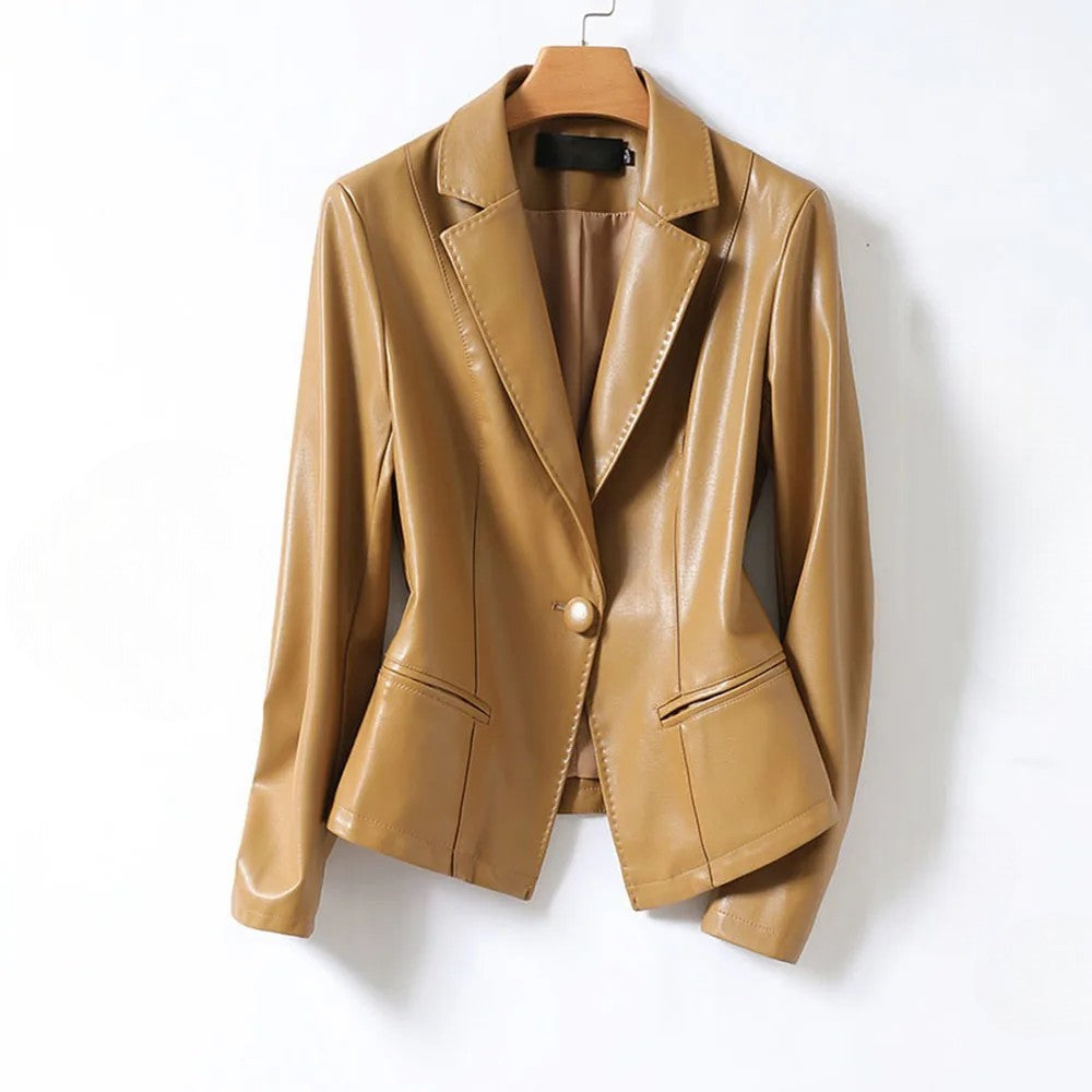 Lamb Leather Blazer