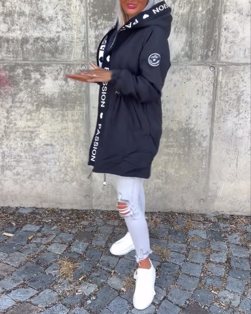 Hooded Coat Casual Minimalist Relaxed Everyday Comfort