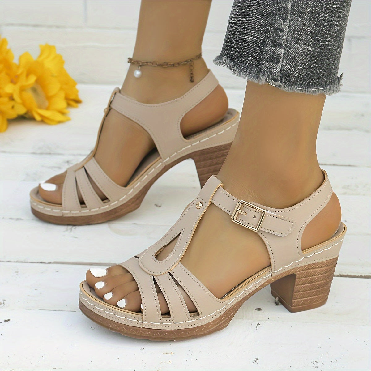 Cushioned Flat Sandals