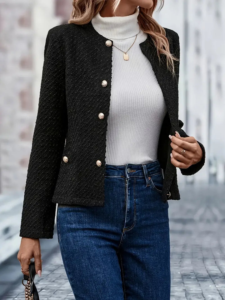 Simple Single-Breasted Jacket