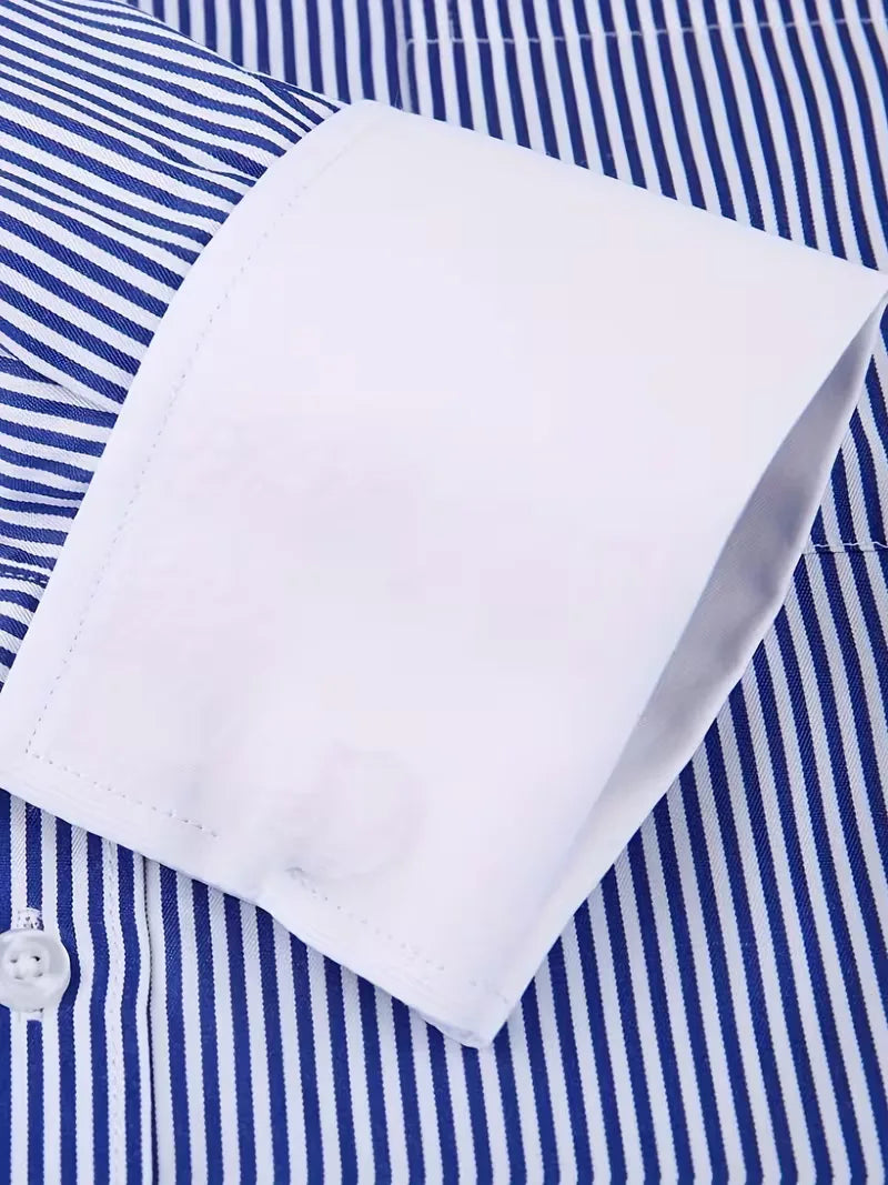 Mens Mandarin Collar Shirt