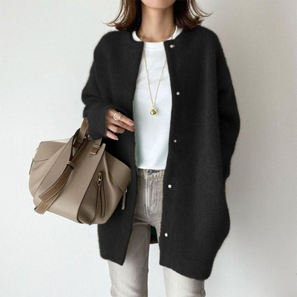 The Collared Button Cardigan