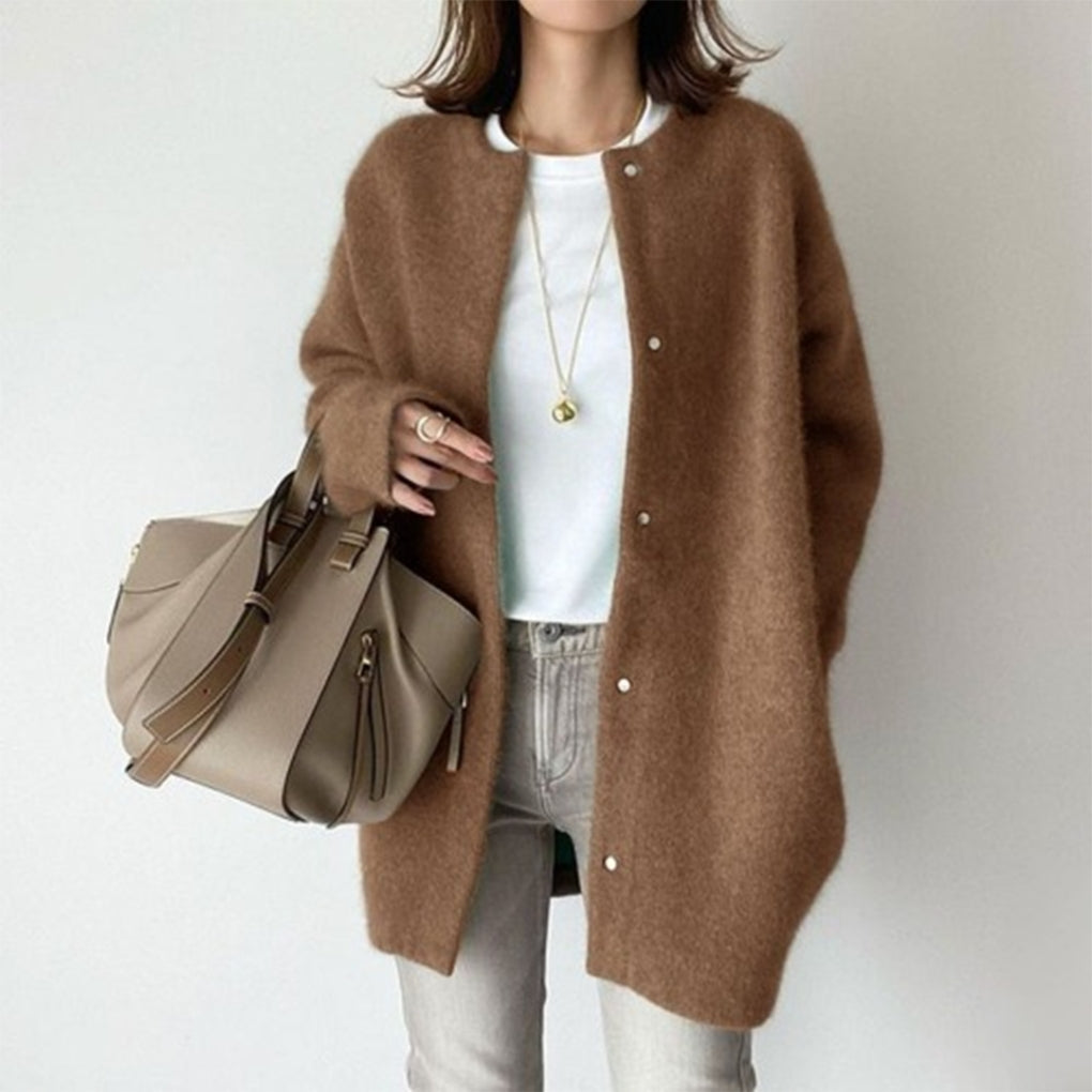 The Collared Button Cardigan