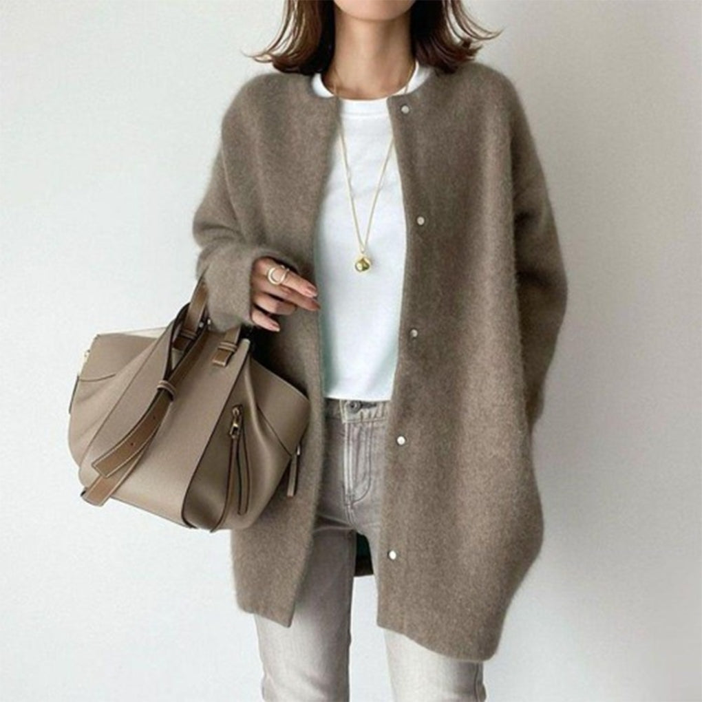 The Collared Button Cardigan