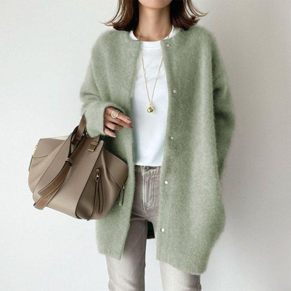 The Collared Button Cardigan