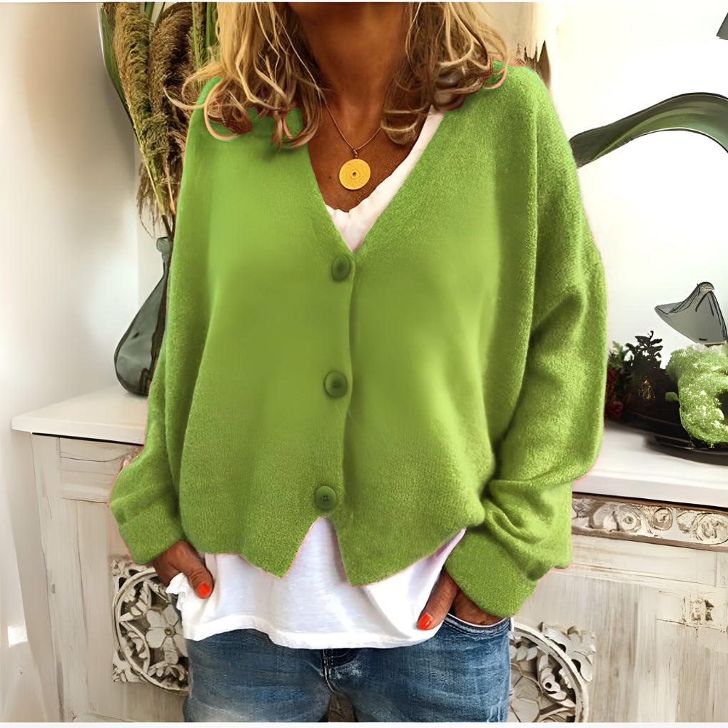 The Soft Knit V-Neck Cardigan