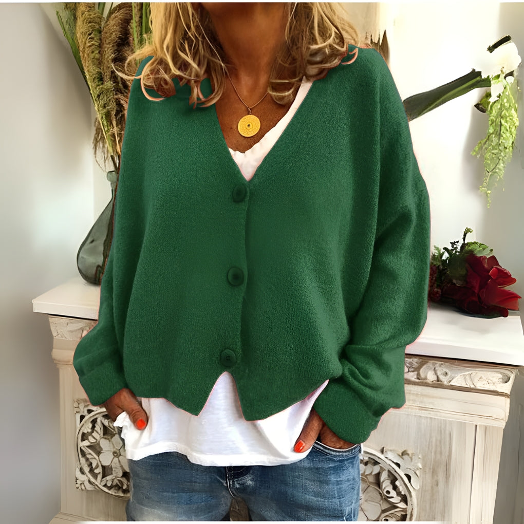 The Soft Knit V-Neck Cardigan