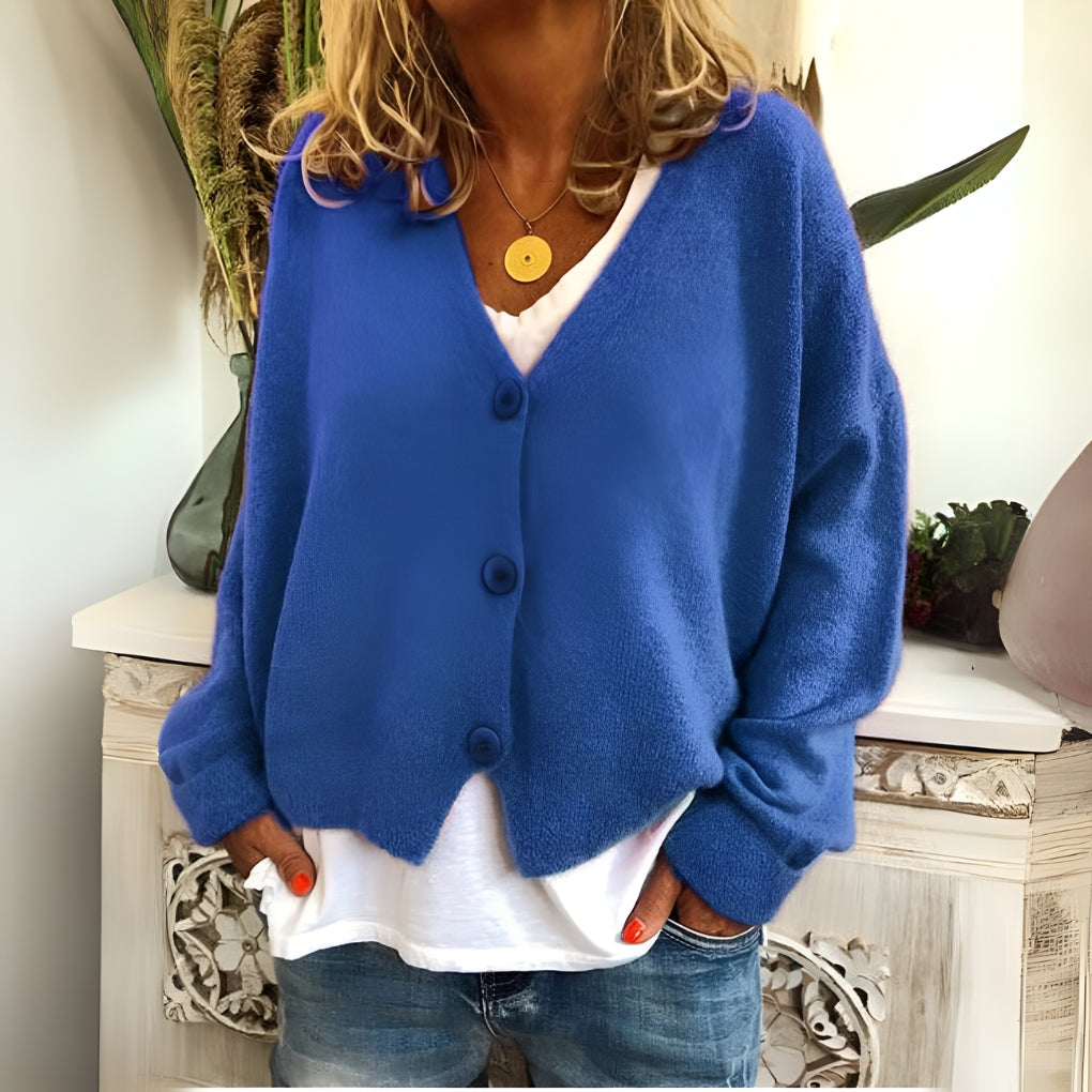 The Soft Knit V-Neck Cardigan