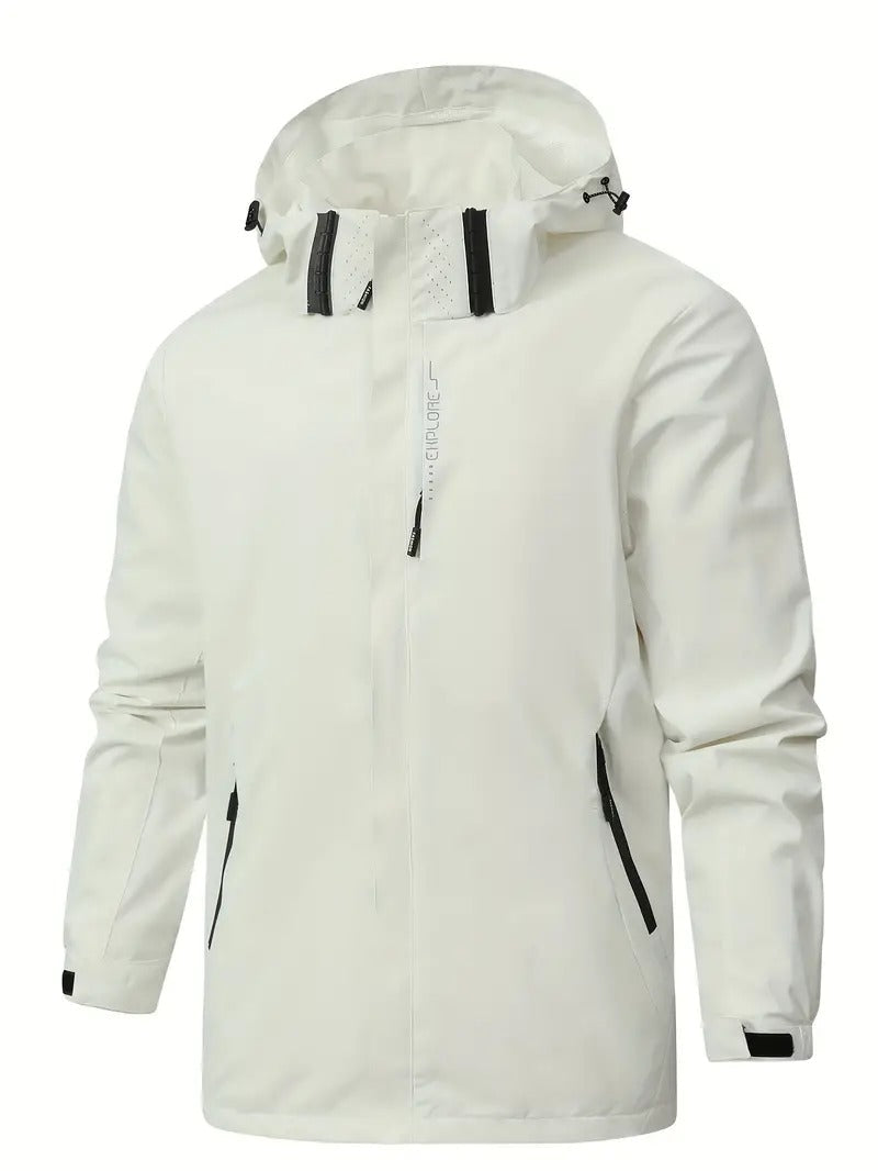 Men's Lightweight Windbreaker Waterproof Packable Rain