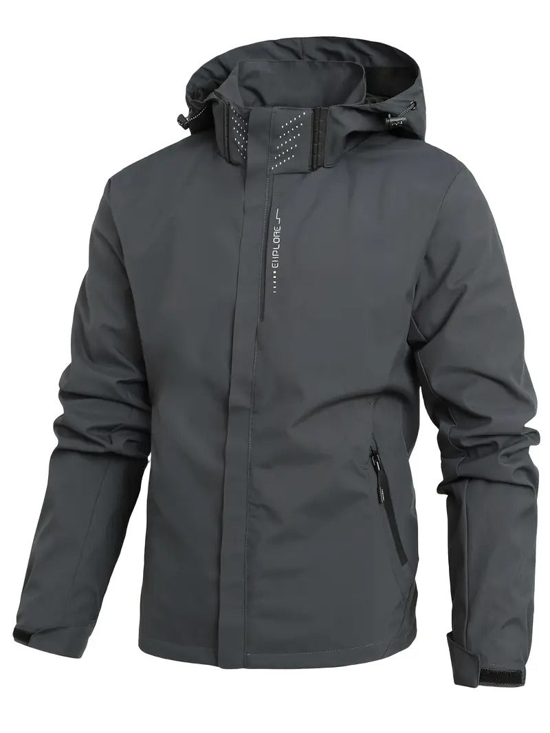 Men's Lightweight Windbreaker Waterproof Packable Rain
