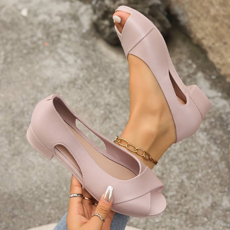 Orthopaedic Low Heel Sandals Contoured Footbed