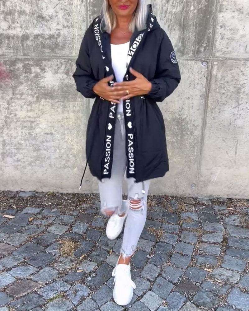 Hooded Coat Casual Minimalist Relaxed Everyday Comfort