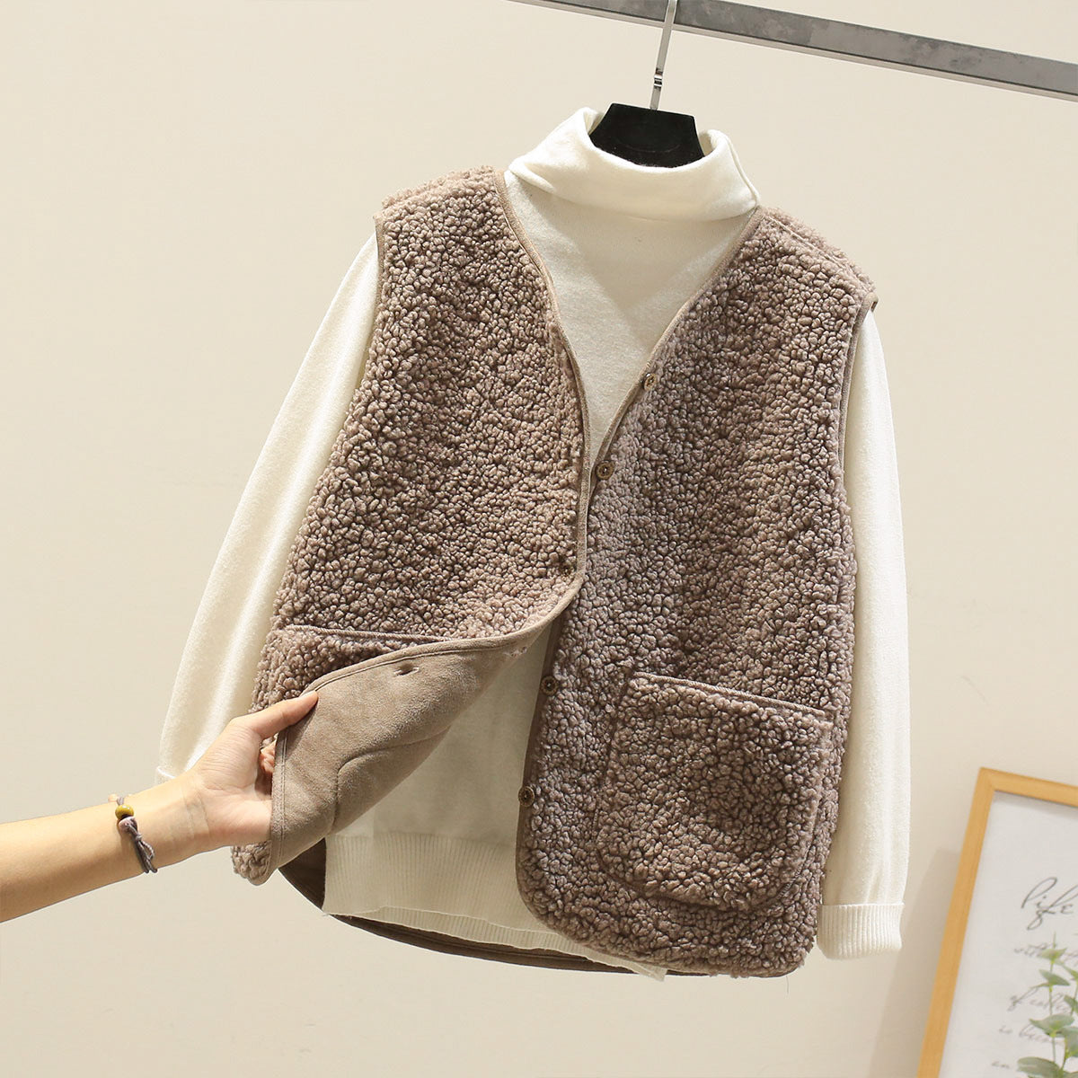 Vest Lambswool Classic Elegant