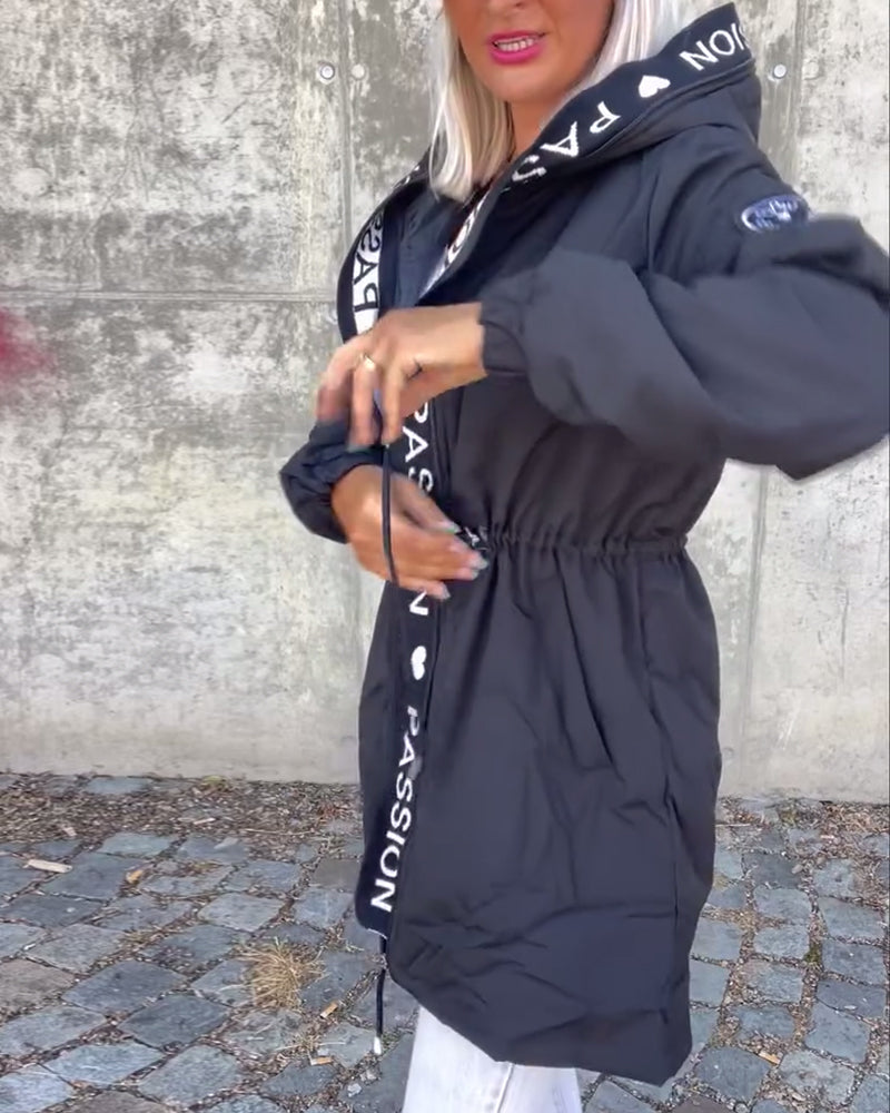 Hooded Coat Casual Minimalist Relaxed Everyday Comfort