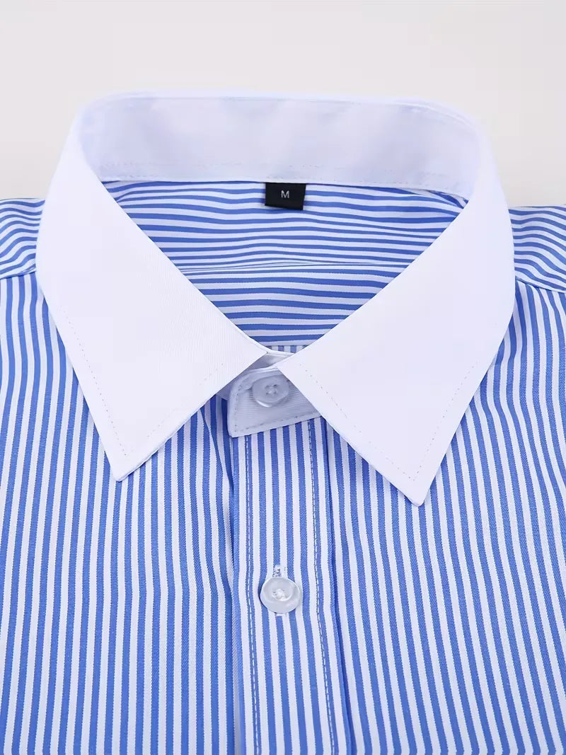 Mens Mandarin Collar Shirt