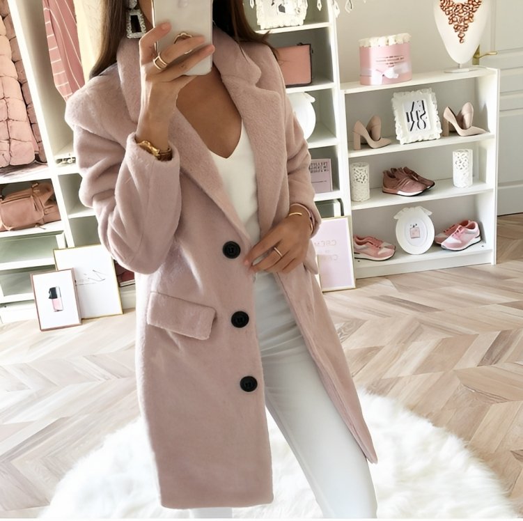 Autumn Winter Coat Elegant Warm Look Refined Everyday