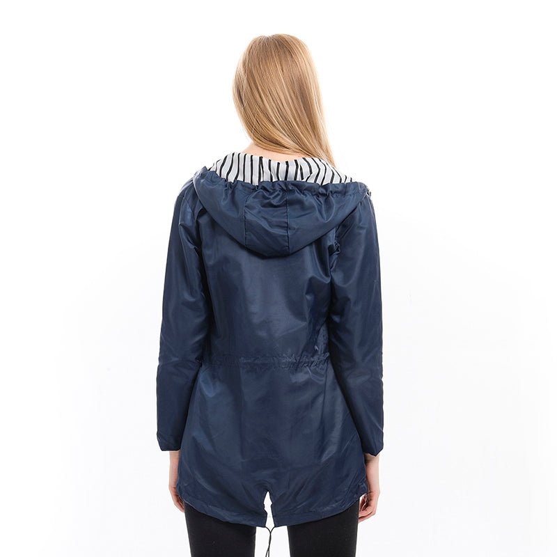 Rain Coat Elegant All Season Water Repellent Classic