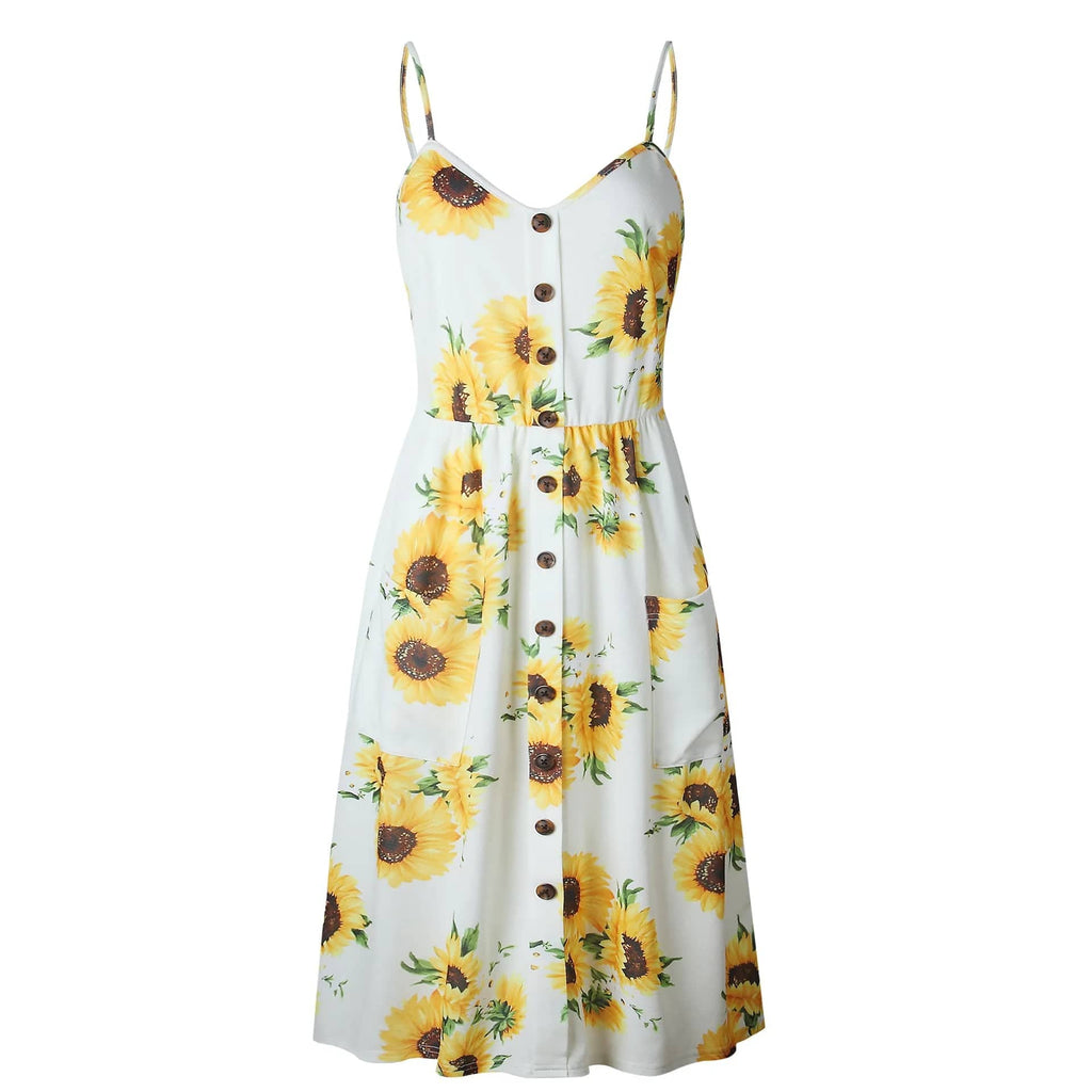 Floral Dress Spaghetti Strap
